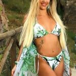Bikini caballito de mar verde