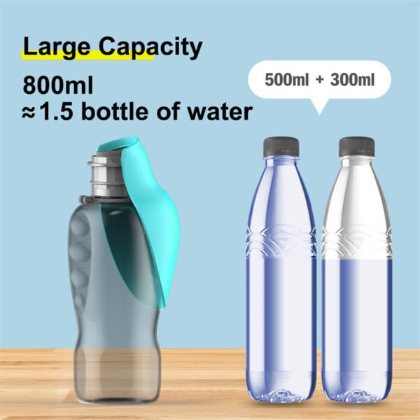 Botella de agua portátil para perros