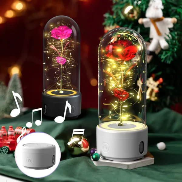 Rosas creativas 2 en 1 con luz led